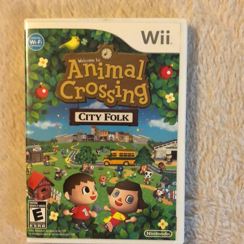 Animal crossing Wii game